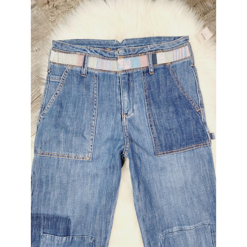 NEW Pilcro High-Rise Patchwork Slim Boyfriend Jea… - image 8